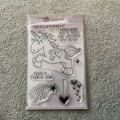 £0.99 • Buy Woodware Clear Magic Stamp Set. Unicorn