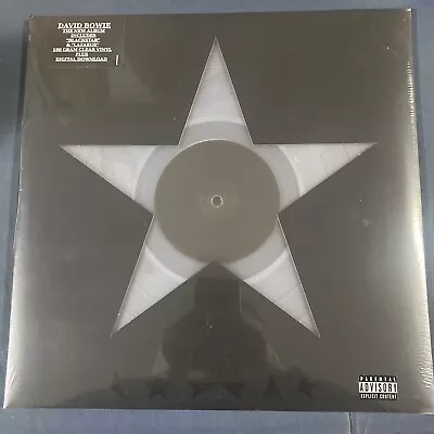 David Bowie Blackstar Black Star Clear Vinyl LP (Limited 5000) Record NEW Sealed • $700