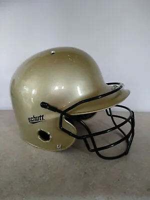 Schutt Softball Helmet Gold (size 23  Head Circumference) • $26