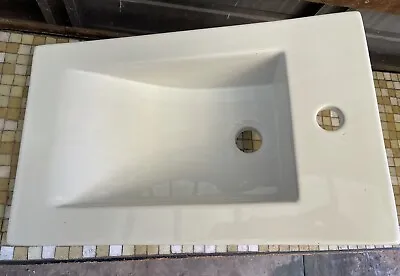 £10 • Buy Rectangle Bathroom Sink Ceramic Basin - White
