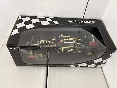 Minichamps - Lotus Renault 2012 E20 R. Grosjean 110 120010. 1 : 18 Scale. • £199.95