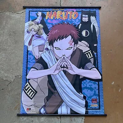 Naruto 2002 Wall Scroll Banner Poster Shonen Jump Masashi Kishimoto 44''x33'' • $99