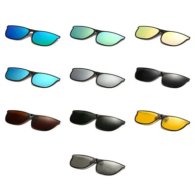 $10.71 • Buy Polarized Sunglasses Fashion Color Changing Clip On Flip-up Glasses Sunglasses