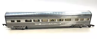 S American Flyer Lines Aluminum Passenger Coach Car 661 Original Box • $35