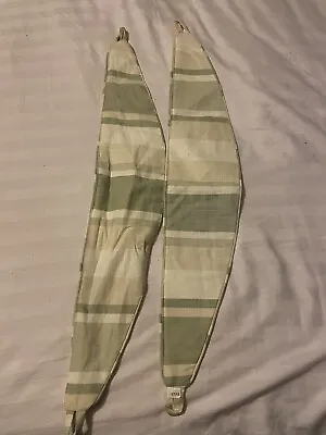 £12 • Buy Laura Ashley Awning Stripe Hedgerow Curtain Tie Backs Pair Excond