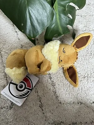 Pokemon Center Japan Sleeping Eevee Original Plush Doll Official • £19.99