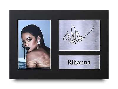 £19.99 • Buy Rihanna Signed Pre Printed Autograph A4 Photo Gift For A Pop Fan