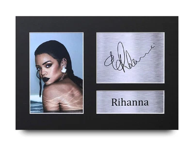 £19.99 • Buy Rihanna Signed Pre Printed Autograph A4 Photo Gift For A Pop Fan