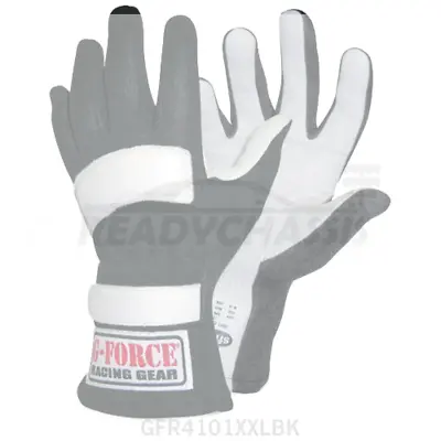 G-Force GF5 Racing Gloves XX- Large Black 4101XXLBK • $76.16