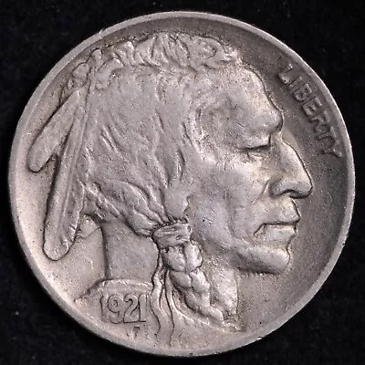 1921 Buffalo Nickel CHOICE AU FREE SHIPPING E842 JMA • $86.69