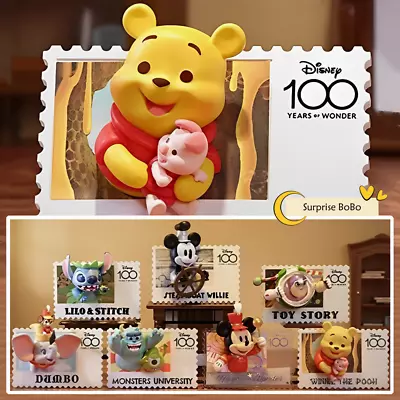 MINISO Disney 100 Years Of Wonder Retro Stamp Series Confirmed Blind Box Figure • $13.29