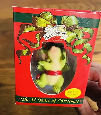 $29 • Buy Whimsical World Of Pocket Dragons Under The Mistletoe NIB Christmas