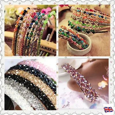 £2.49 • Buy Fashion Women Jewel Gems Headband Crystal Hair Band Girl Ladies Headwear UK