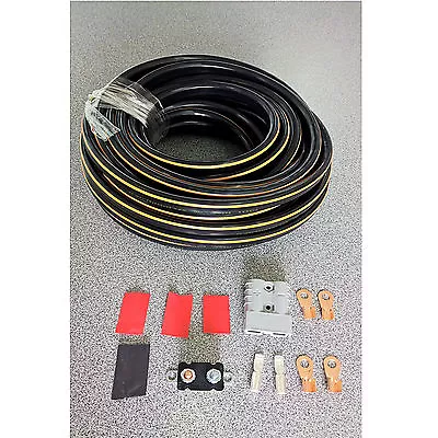 CAMPER TRAILER CHARGING KIT 50AMP ANDERSON PLUG CONNECTR 5M 6B&S CABLE 135Arated • $79