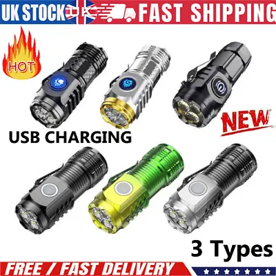 Three-Eyed Monster Mini Flashlight Flash Super Power Waterproof Outdoor Trave~ • £2.35