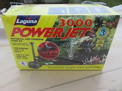 Laguna Powerjet 3000 Pond Fountain Waterfall Pump Kit 1283 Gph (4850 Lph) New • £165.42