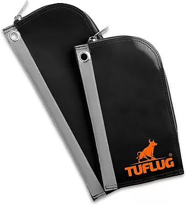 $17.99 • Buy Heavy Duty Zipper Tool Pouch, 2 Pack, 12 And 9Inch - Waterproof Material Motorcy