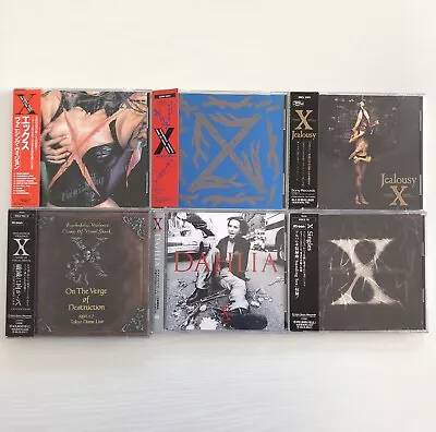 X Japan CD Vanishing Vision Blue Blood Jealousy DAHLIA Set Of 6 CDs • $129.80