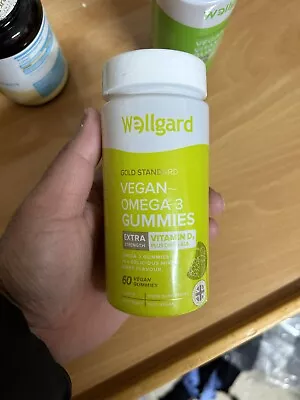 Wellgard Vegan Omega 3 Gummies Chewable Algae-Derived DHA & ALA Supplements • £7