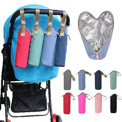 Baby Thermal Stroller Feeding Milk Bottle Warmer Bag Hanging Insulation Pouch 、 • £4.08