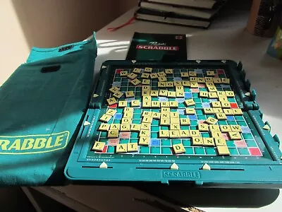 Vintage Travel Scrabble Pocket Magnetic Board Game 2006 Spear Son • £1.99