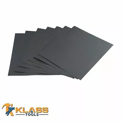 600 Grit Silicon Wet/Dry Sandpaper 4-1/2 X 5-1/2 In Sheets Lot Of 12 - 500 Units • $4.99