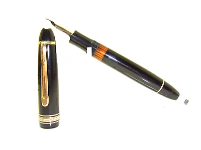 Rare 1950´s MONTBLANC 146 MEISTERSTÜCK Celluloid Fountain Pen FLEXY 14ct OB F-BB • $1250