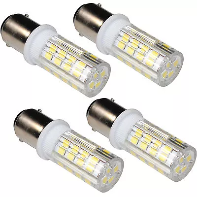 4x LED Light Bulbs BA15d Bayonet Base 52LEDs For Husqvarna Viking Sewing Machine • $34.45