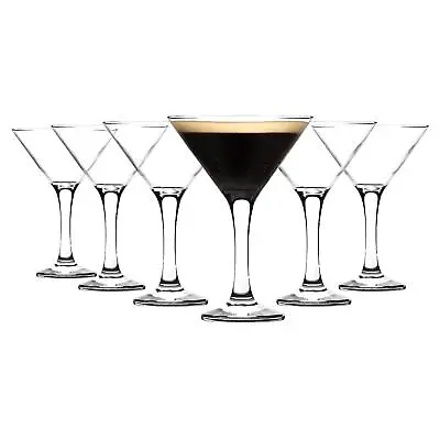 6x LAV Misket Espresso Martini Glasses Champagne Cocktail Coupe Glass Set 175ml • £13