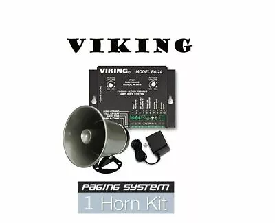 Viking Intercom Paging System With Amplifier And Powered Speaker PA • $159.99