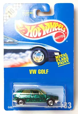 Hot Wheels VW Volkswagen Golf Metal Flake Green #183 • $66