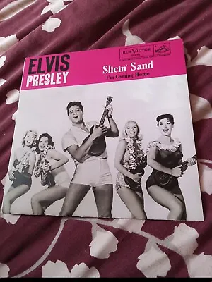 £60 • Buy Elvis Presley Slicin Sand  Limited Edition  Single Pink Vinyl 