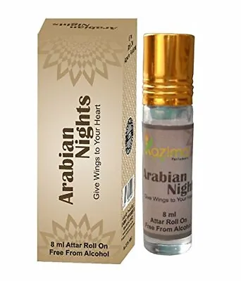 £7.02 • Buy KAZIMA Pure Natural Arabian Night Apparel Attar Perfume 8Ml Rollon Non-Alcoholic