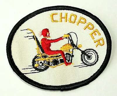 Vtg Custom Chopper Motorcycle Bike Biker Jacket Patch New NOS 1970s • $13.99