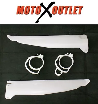 Kawasaki Fork Guards KX 125 250 500 Protectors Lower Plastic Cover Guides 96-03 • $31.99