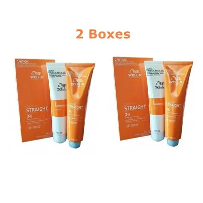 Wella N Straightening Hair Wellstrate Intense Resistant Creatine 2 Boxes  • $35.50