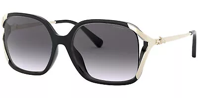 Coach Women's Black/Gold-Tone Oversized Square Sunglasses - HC8280U 50028G 57 • $59.99