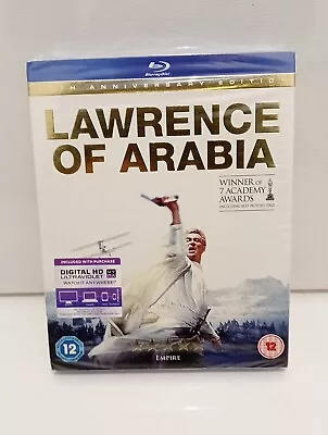 Lawrence Of Arabia (Blu-ray 2015) NEW • £14.98