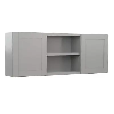 MILL'S PRIDE Wall Kitchen Laundry Cabinet With Soft Close 60  X 23  X 12  Gray • $361.97