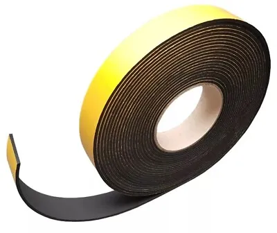 Neoprene Self Adhesive Backed Foam Sponge Strip Roll Sheet Tape Sticky Seal EPDM • $15.52