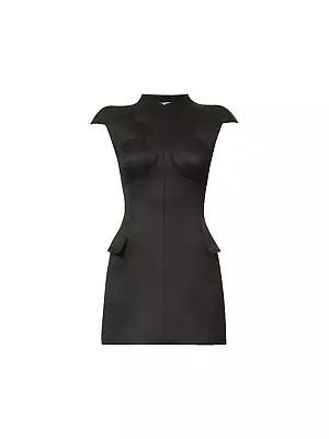 COPERNI Black Structured Cup Neoprene Mini Party Dress UK 10 FR 38 US 6 S BNWT • £399.99