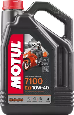 MOTUL 7100 4T 10W-40 Full-Synthetic 4-Stroke Engine Oil 4L • $85.10