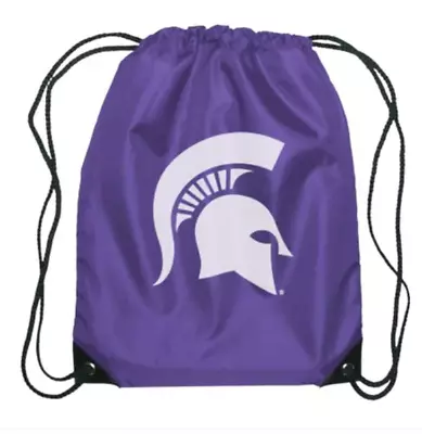 MSU / Michigan State Spartans Purple Cinch Bag • $6