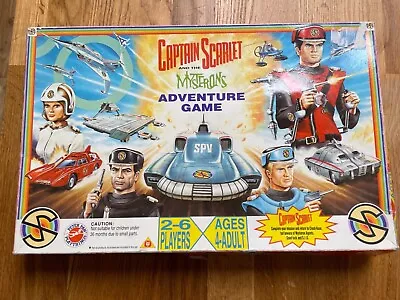 Captain Scarlet And The Mysterons Adventure Board Game - Vintage 1993 - Complete • £14.99