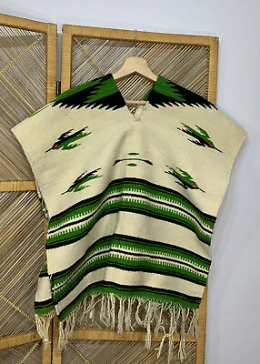 Vintage Poncho South American Hummingbird S/M • $40