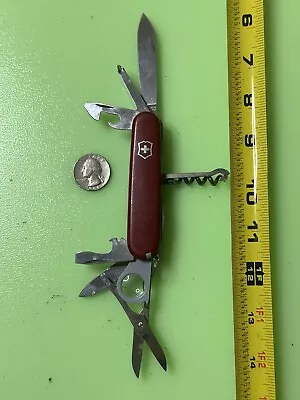 Victorinox Explorer Red 91MM Swiss Army Pocket Knife Nice Tools #237 • $31.13