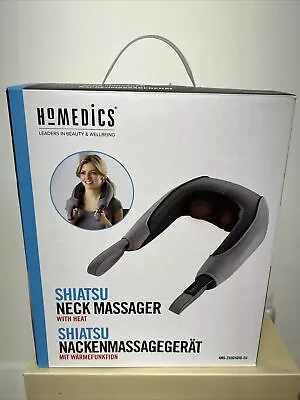 HoMedics Shiatsu Neck Massager With Heat Brand New Boxes NMS-255GYQVD-EU New! • £17.66