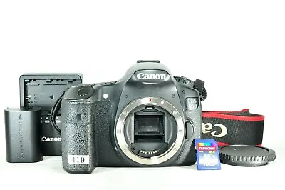 Canon EOS 60D Digital SLR Camera (Body Only) W/battery Charger Strap SD Card • $299