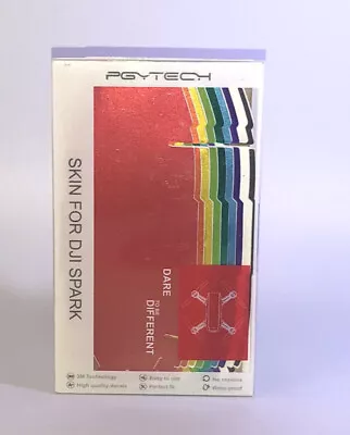 $49.70 • Buy DJI #P-SPF-SE PGYTECH Multi-colour Skin Set For DJI Spark-BRAND NEW-SHIPS N 24HR