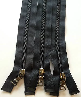 New Navy Nylon Open End Zip - 26/27/28  Inch • £1.99